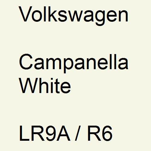 Volkswagen, Campanella White, LR9A / R6.